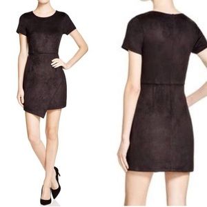 Faux suede dress